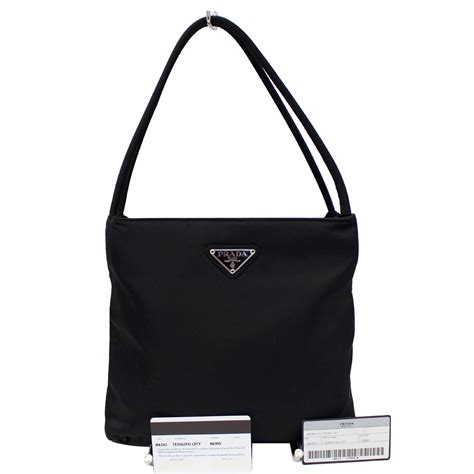 prada black nylon clutch bag|Prada nylon tessuto shoulder bag.